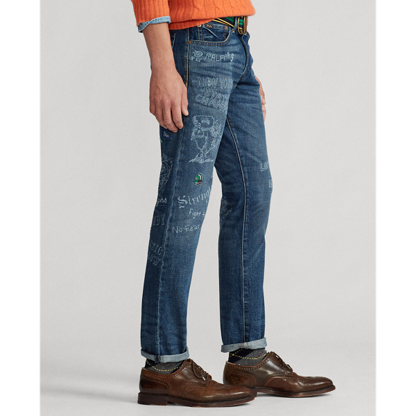 Glenbrook Varick Slim Straight Embroidered Jean Polo Ralph Lauren 5