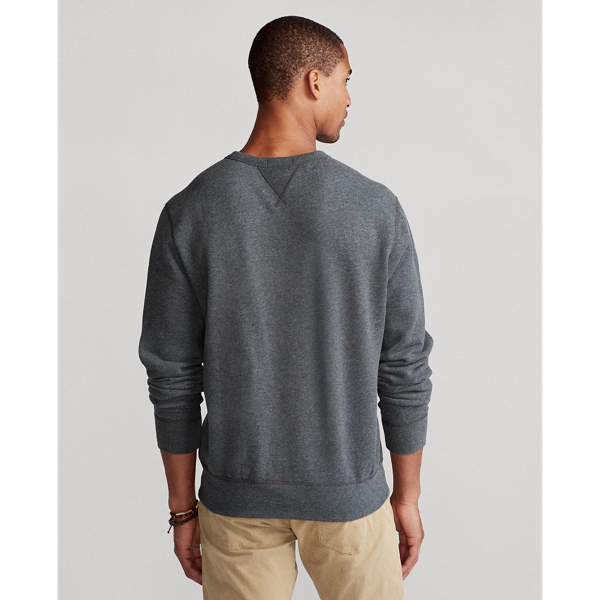 The RL Fleece Sweatshirt Polo Ralph Lauren en Stadium Grey Heather 4