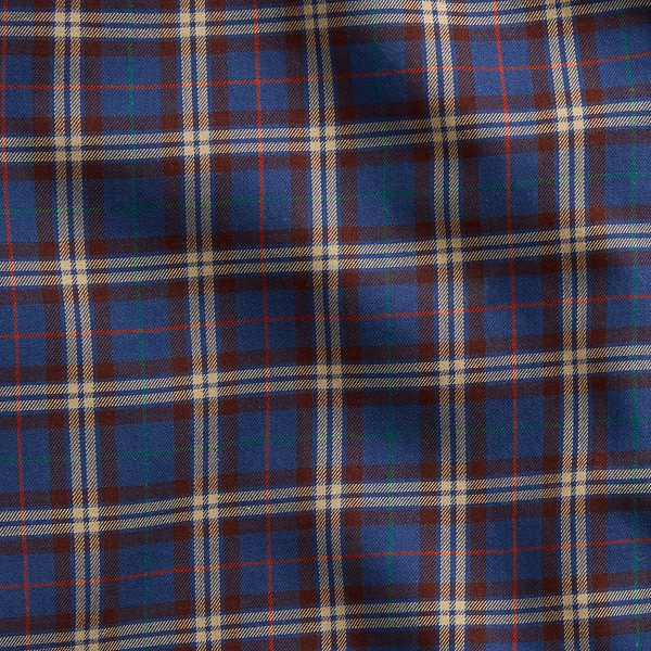 Blue/Tan Multi Custom Fit Plaid Twill Shirt Polo Ralph Lauren 7