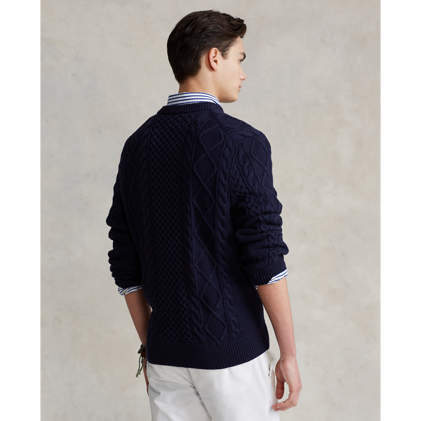 Hunter Navy The Iconic Fisherman's Jumper Polo Ralph Lauren 6