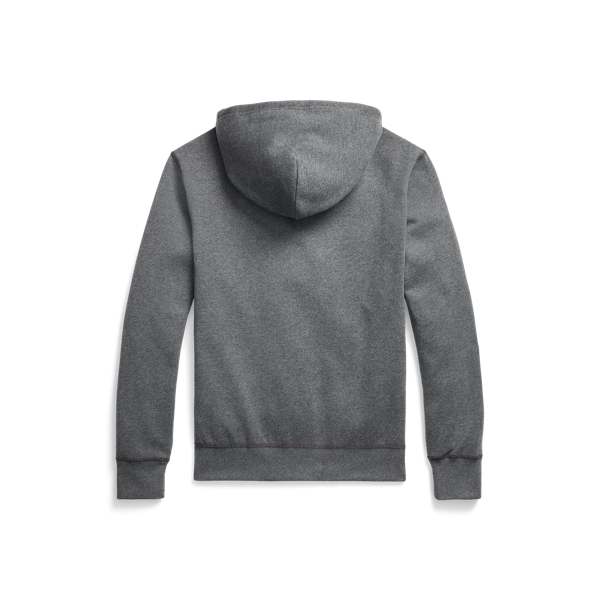 Le sweat &agrave; capuche RL en molleton Polo Ralph Lauren en Gris stade chin&eacute; 2