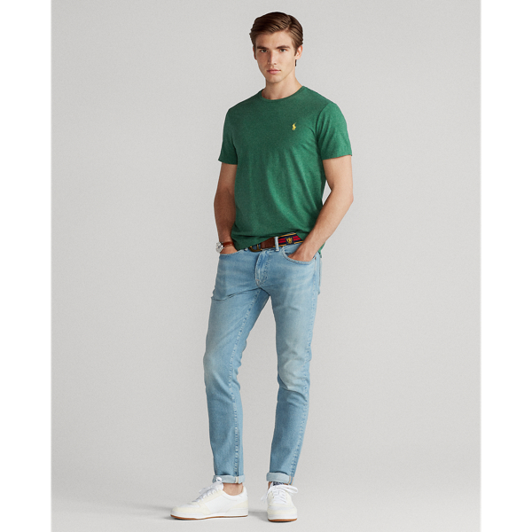 Verano Green Heather Custom Slim Fit Crewneck T-Shirt Polo Ralph Lauren 4