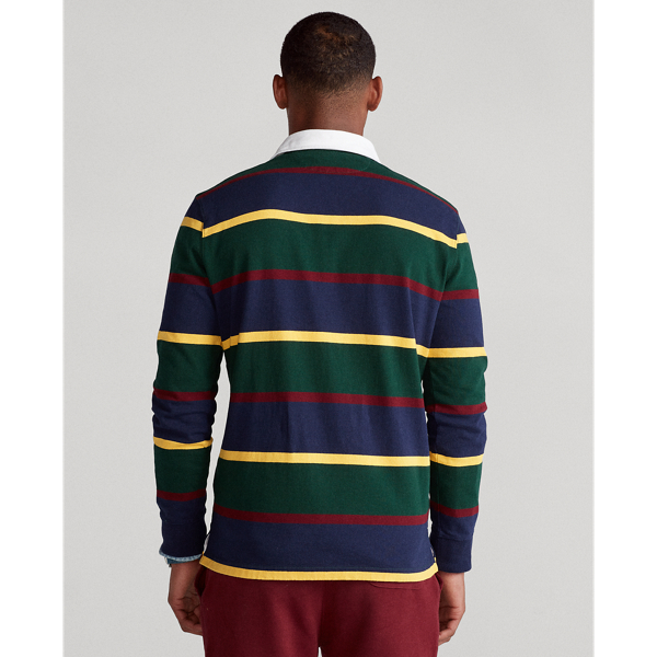College Green Multi The Iconic Rugby Shirt Polo Ralph Lauren 3