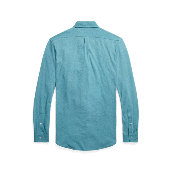 Teal Heather/C7564 Featherweight Mesh Shirt Polo Ralph Lauren 2