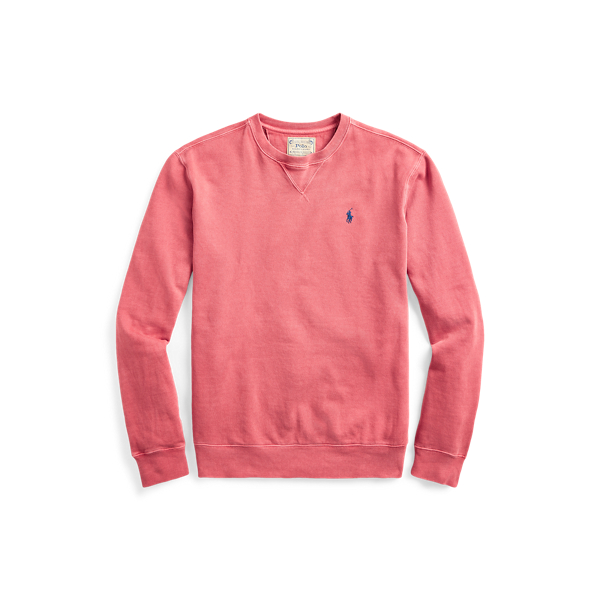 Sudadera de felpa te&ntilde;ida en prenda