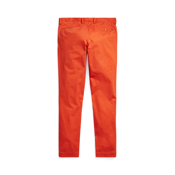 College Orange Stretch Slim-Fit Twill Trouser Polo Ralph Lauren 2
