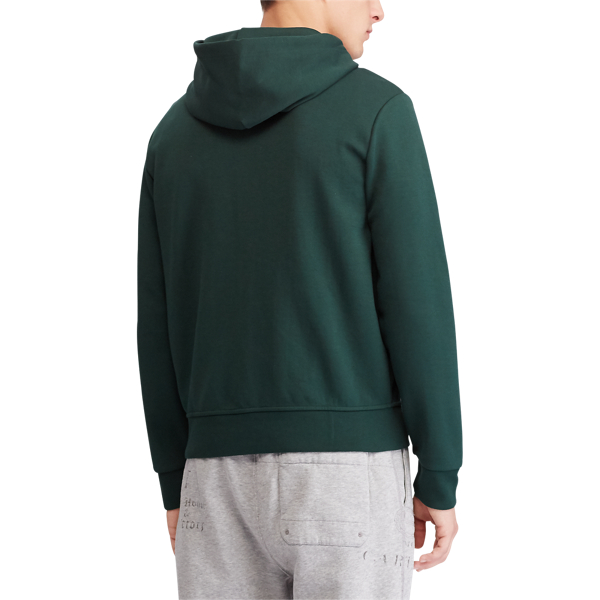 College Green Double-Knit Full-Zip Hoodie Polo Ralph Lauren 4