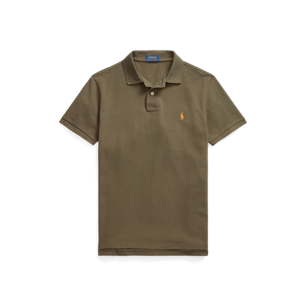 Custom Slim Fit Mesh Polo Shirt