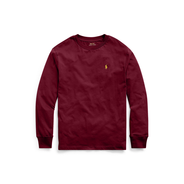 Cotton Jersey Long-Sleeve T-Shirt Boys 6-14 Years 1