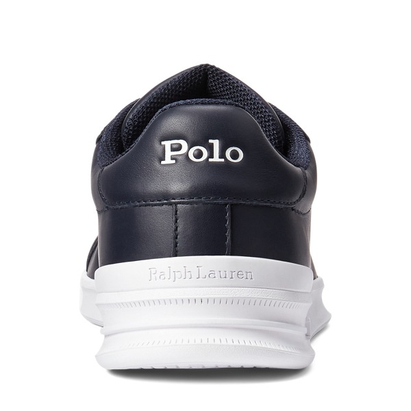 Leder-Sneaker Heritage Court II Polo Ralph Lauren in Navy/Wei&szlig; 3