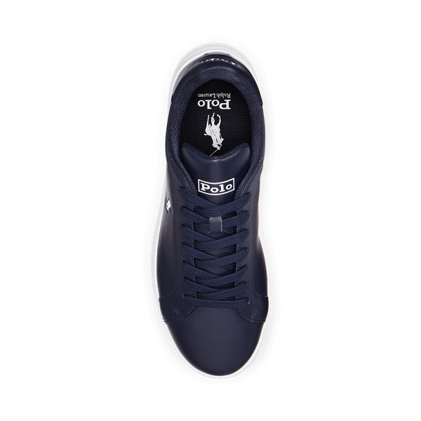 Leder-Sneaker Heritage Court II Polo Ralph Lauren in Navy/Wei&szlig; 4