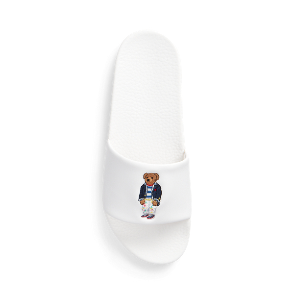 White/Bear Polo Bear Slide Polo Ralph Lauren 4