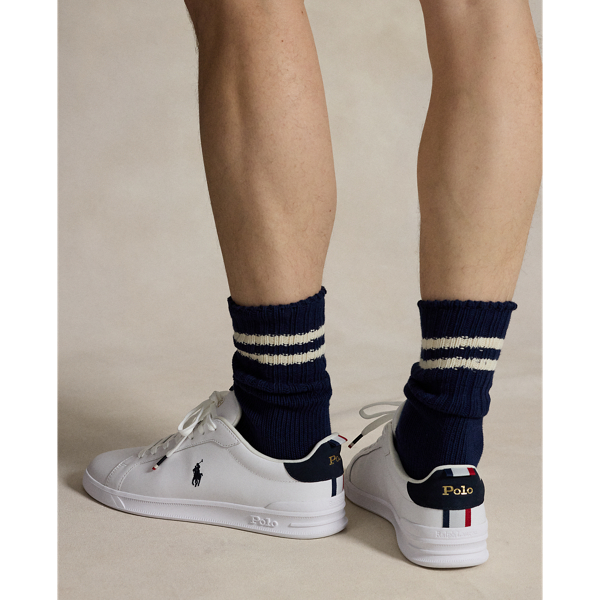 Heritage Court II Leather Trainer