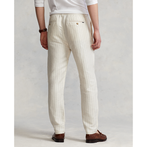 Andover Cream Pinstripe Polo Prepster Slim Tapered Fit Pant Polo Ralph Lauren 5
