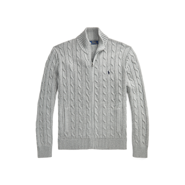 Zip up ralph lauren sweater sales
