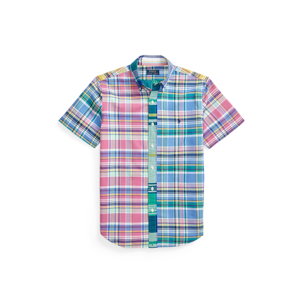 Custom Fit Plaid Oxford Fun Shirt Polo Ralph Lauren 1