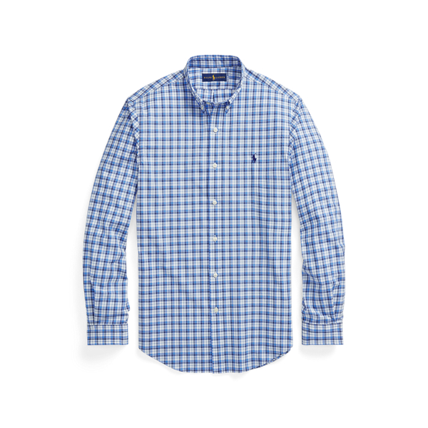 Slim Fit Plaid Stretch Poplin Shirt Polo Ralph Lauren 1