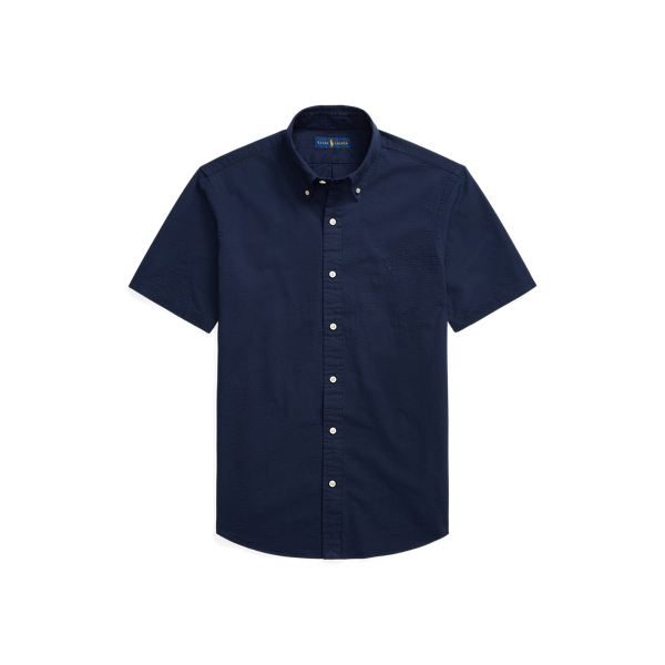 RL Prepster Custom Fit Seersucker Shirt Polo Ralph Lauren 1
