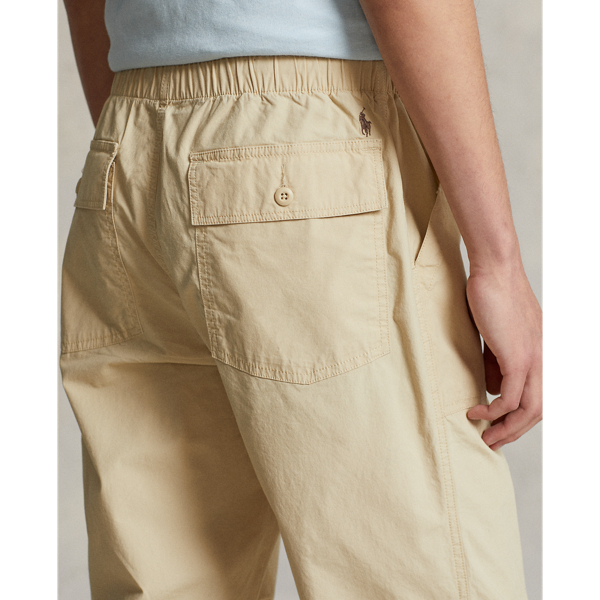 Tallow Cream Relaxed Fit Stretch Poplin Pant Polo Ralph Lauren 6