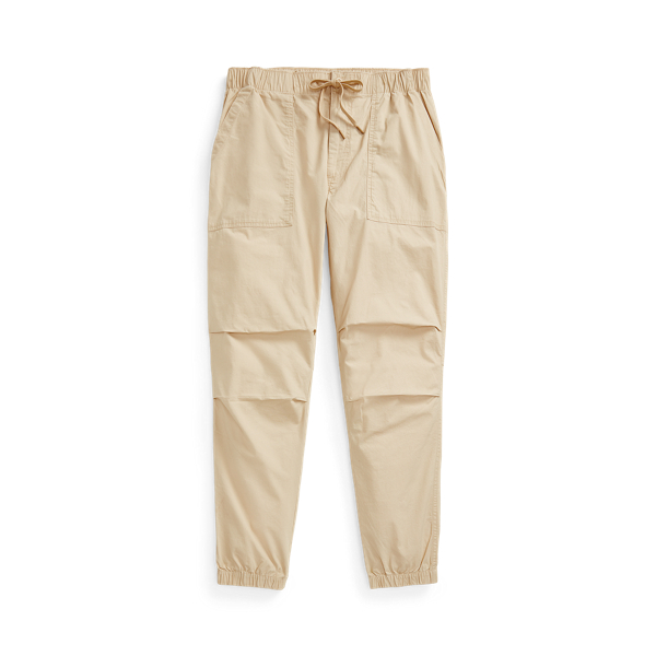 Tallow Cream Relaxed Fit Stretch Poplin Pant Polo Ralph Lauren 2