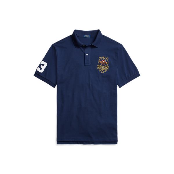 Triple Pony Mesh Polo Shirt for Men Ralph Lauren UK