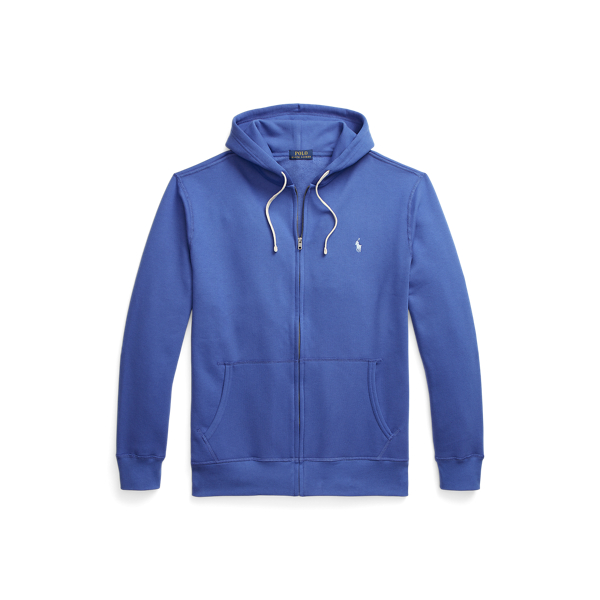 Le sweat &agrave; capuche zipp&eacute; RL en molleton Big & Tall en 1