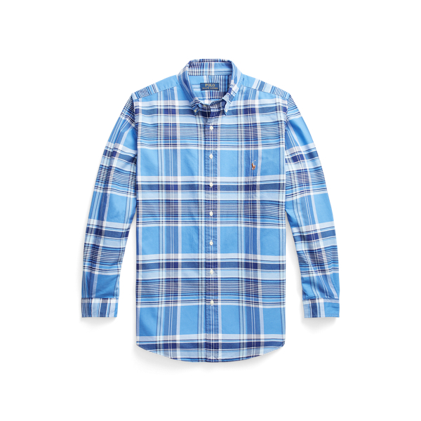 Camisa em xadrez com tecido oxford Big & Tall em 1