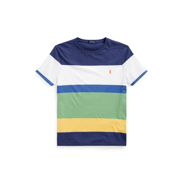 T-shirt ray&eacute; ajust&eacute; en jersey Polo Ralph Lauren en 1