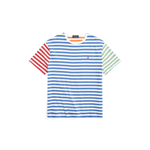 Custom slim fit gestreept jersey T-shirt Polo Ralph Lauren in 1