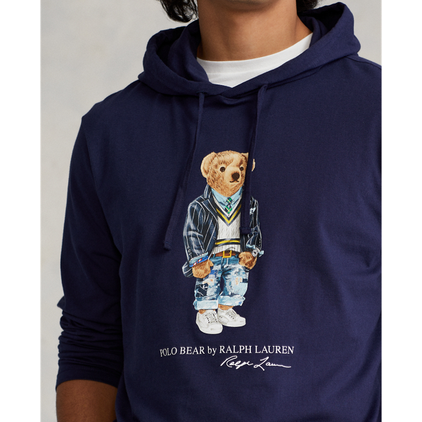Maglietta Polo Bear con cappuccio Polo Ralph Lauren in Cruise Navy Heritage Bear 6