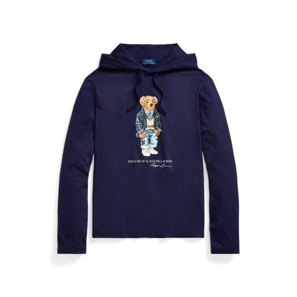Polo Bear Jersey Hooded T Shirt for Men Ralph Lauren UK