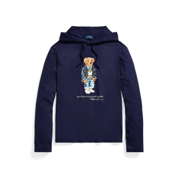 Polo Bear Jersey Hooded T Shirt for Men Ralph Lauren UK