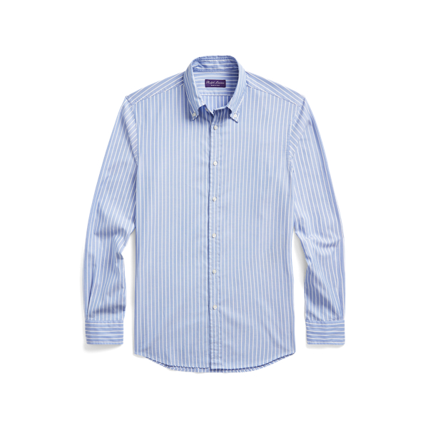 Chemise Oxford ray&eacute;e Purple Label en 1