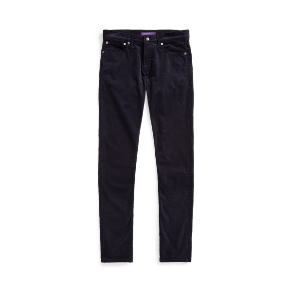 Slim Fit Stretch Corduroy Trouser Purple Label 1