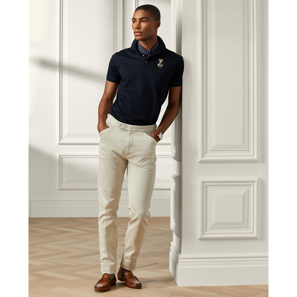 Classic Chairman Navy Custom Slim Fit Polo Bear Polo Shirt Purple Label 4