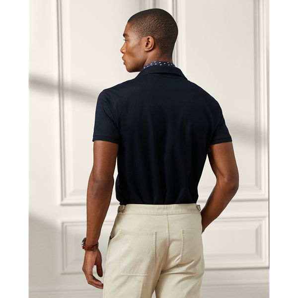 Classic Chairman Navy Custom Slim Fit Polo Bear Polo Shirt Purple Label 5