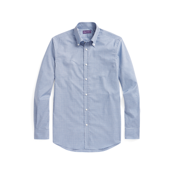 Pflegeleichtes Gingan-Twillhemd Purple Label in 1