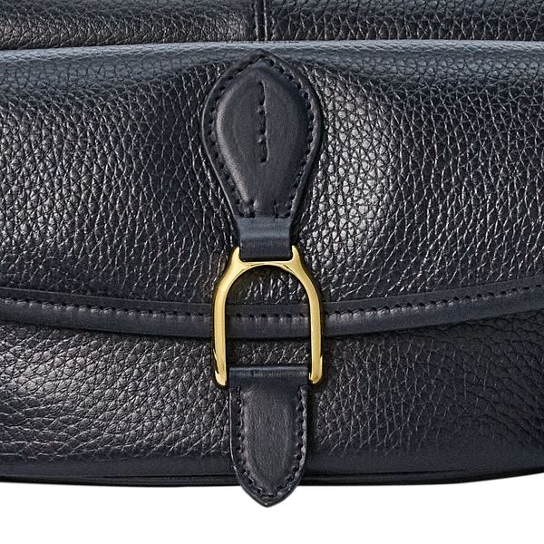 Navy Welington Leather Waist Pack Purple Label 6