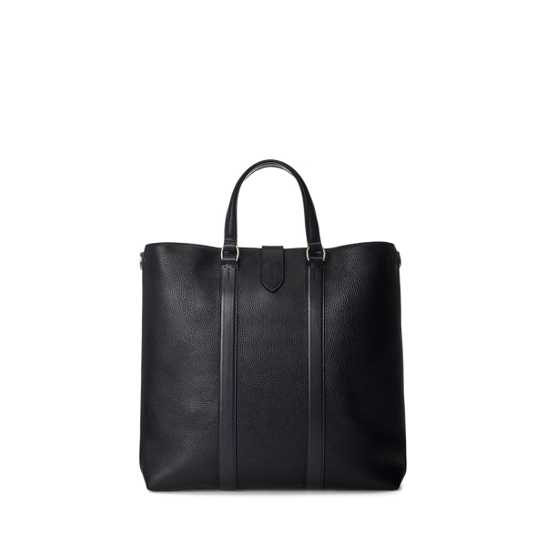 Navy Welington Leather Tote Purple Label 4