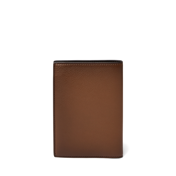 &Eacute;tui passeport en vachette tann&eacute;e Purple Label en Ch&acirc;taigne 2