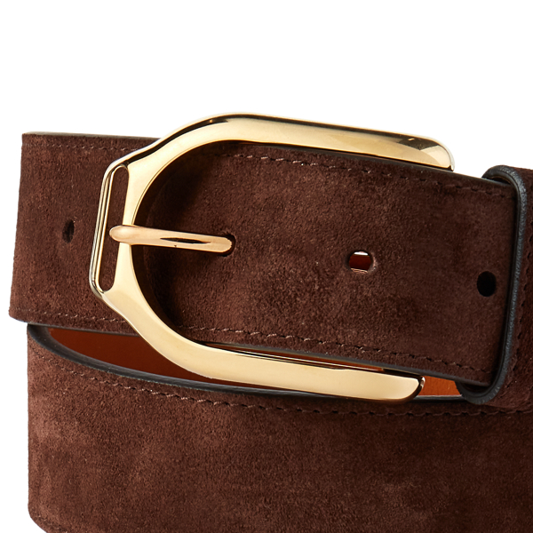 Welington Calf-Suede Belt