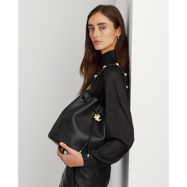 Faux-Pearl Large Andie Drawstring Bag for Women | Ralph Lauren