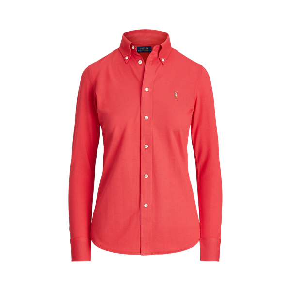 Knit Cotton Oxford Shirt Polo Ralph Lauren 1