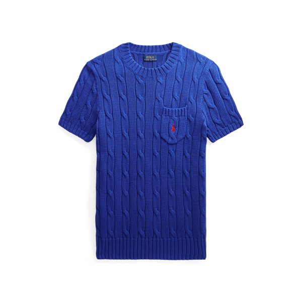 Cable-Knit Short-Sleeve Sweater Polo Ralph Lauren 1