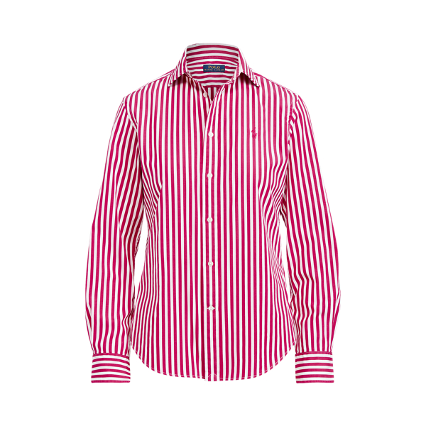 Classic Fit Striped Cotton Shirt