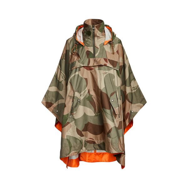 Big Pony Water-Resistant Camo Poncho Polo Ralph Lauren 1