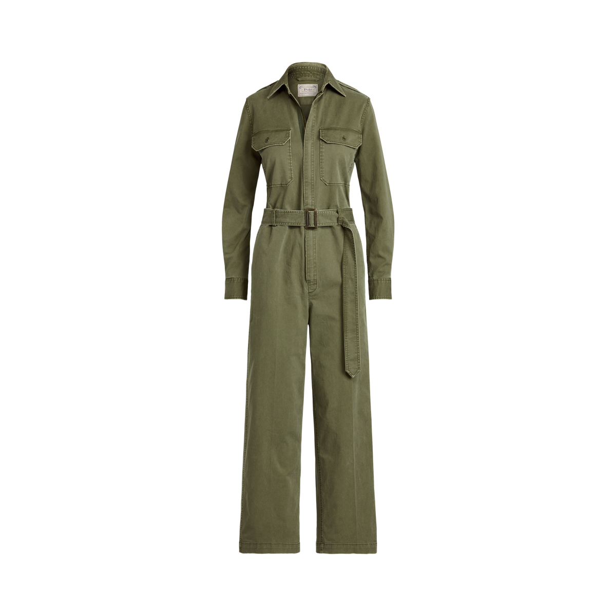 Cotton Twill Jumpsuit Ralph Lauren