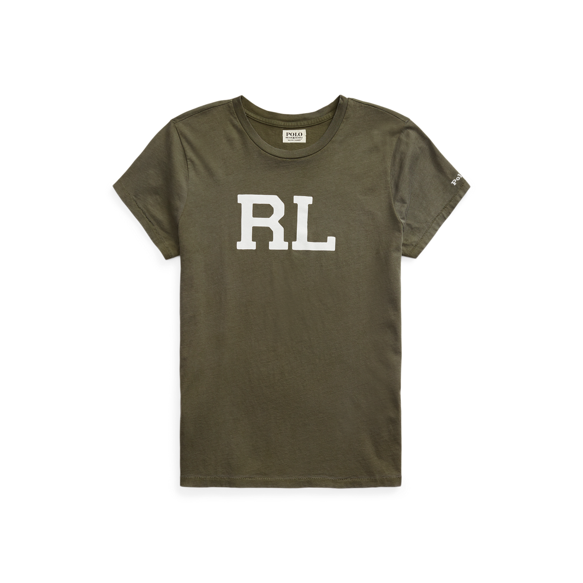 トップス RRL Jersey Shirt M Logo Cotton Jersey Tee