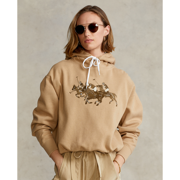 Ralph lauren khaki hoodie online