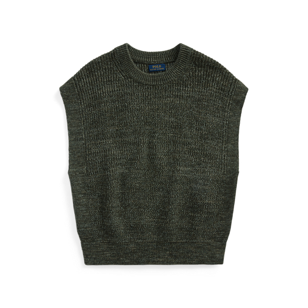 Rib Knit Dolman Jumper Waistcoat for Women Ralph Lauren BE